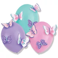   Schmetterling Flutter Ballon, 3-teiliges Set mit Zubehör 14 Zoll (35,5 cm)