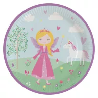 Prinzessin Spell Pappteller 8 Stk 23 cm