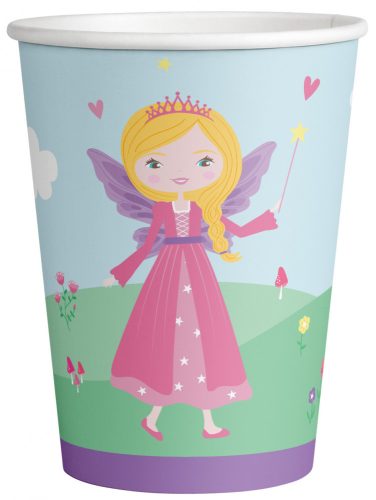 Prinzessin Spell Pappbecher 8 Stück 250 ml