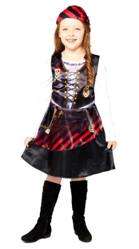 Pirate Girl, Piratenmädchen Verkleidung 3-4 Jahre