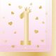 Erster Geburtstag Pink Ombre Serviette 16 Stück 33x33 cm
