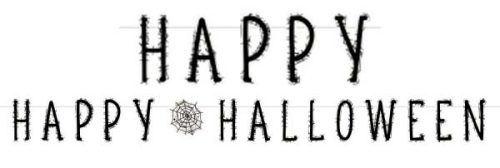 Happy Halloween Schrift 180 cm