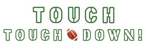 Sport Touchdown Amerikanisches Fußball Schild 180 cm