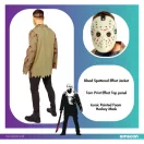 Halloween Scary Jason Erwachsenen Kostüm M/L