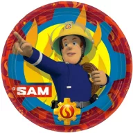 Feuerwehrmann Sam Fire Pappteller 8 Stk 23 cm