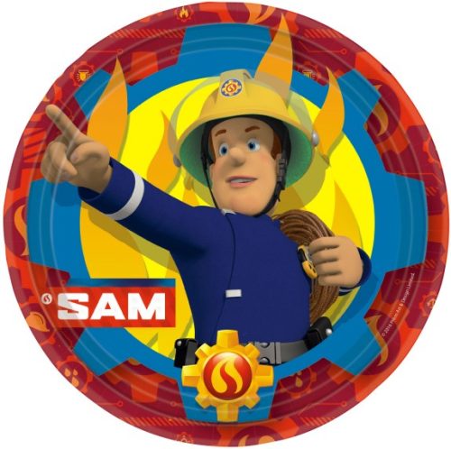 Feuerwehrmann Sam Fire Pappteller 8 Stück 23 cm