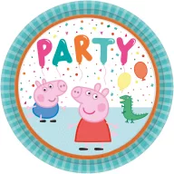 Peppa Wutz Confetti Pappteller 8er-Pack, 23 cm