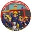 Feuerwehrmann Sam Teamwork Pappteller 8 Stück 23 cm