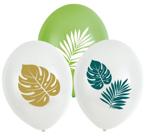 Key West Leaf Luftballon, 6 Stk 11 inch (27,5 cm)