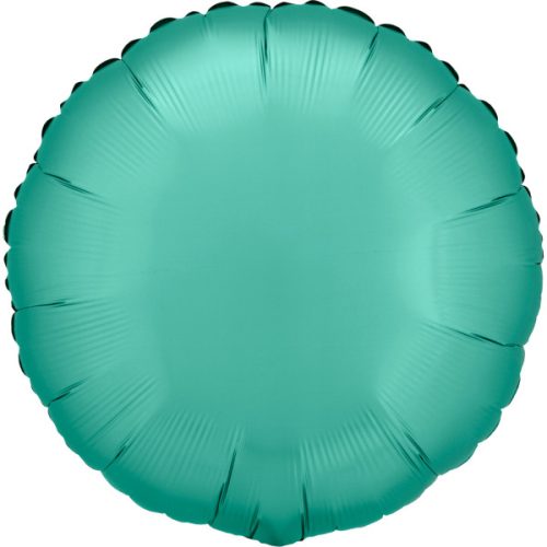 Silk Jade Green Kreis Folienballon 43 cm