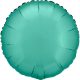 Silk Jade Green Kreis Folienballon 43 cm