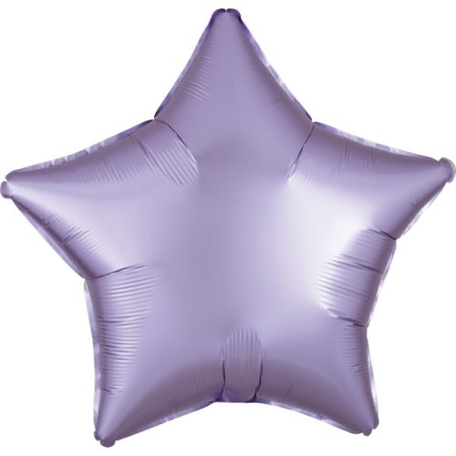 Satin Silk Pastel Lilac Stern Folienballon 48 cm