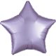 Satin Silk Pastel Lilac Stern Folienballon 48 cm