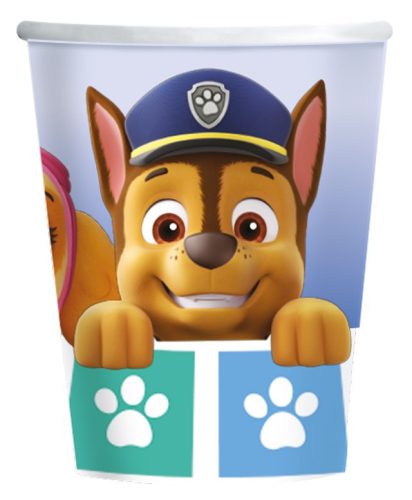Paw Patrol Color Paws Papierbecher 8 Stk 250 ml