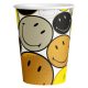 Emoji Smiley Originals Pappbecher 8 Stück 250 ml