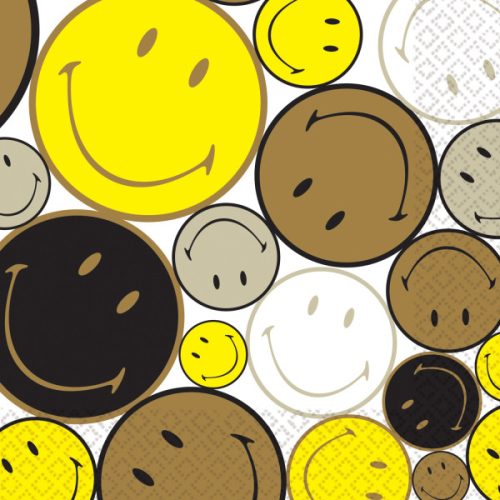 Emoji Smiley Originals Serviette 16 Stück 33x33 cm