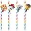 Paw Patrol Color Paws Papiertrinkhalm, 8 Stück Set
