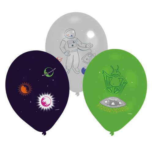 Platz Space Ballon, Luftballon 6 Stück 11 Zoll (27,5 cm)