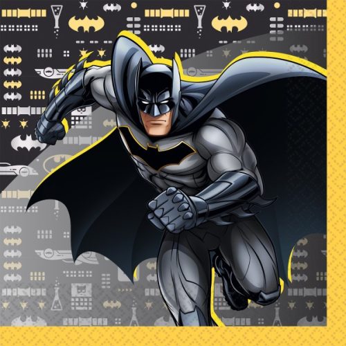 Batman City Serviette 16 Stück 33x33 cm