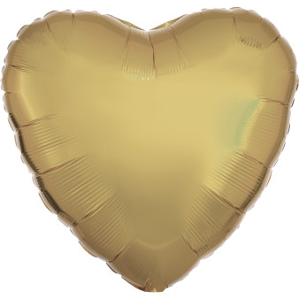 White Gold FolienLuftballon 43 cm