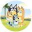 Bluey Joke 8-tlg Pappteller-Set 23 cm