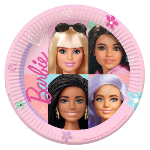Barbie Sweet Life Pappteller 8 Stk. 23 cm