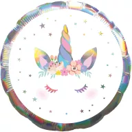 Einhorn Holographic Folienballon 43 cm