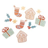 Weihnachten Winter Woodland Winterwald Konfetti