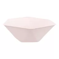   Farbe Vert Decor Rosa sechseckiger tiefer Teller 6 Stück 15,8 cm