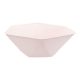 Farbe Vert Decor Rosa sechseckiger tiefer Teller 6 Stück 15,8 cm