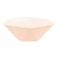   Farbe Vert Decor Pfirsich sechseckiger tiefer Teller 6er Set, 15,8 cm