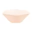 Farbe Vert Decor Pfirsich sechseckiger tiefer Teller 6er Set, 15,8 cm