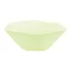 Farbe Vert Decor Grüner sechseckiger Suppenteller Set von 6 - 15,8 cm