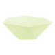 Farbe Vert Decor Grüner sechseckiger Suppenteller Set von 6 - 15,8 cm