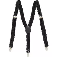Farbe Black Pailletten Erwachsenenträger, Kostümzubehör