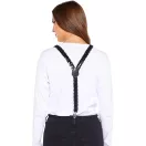 Farbe Black Pailletten Erwachsenenträger, Kostümzubehör