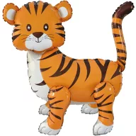 Tiger Multi Orange Folienballon 63 cm