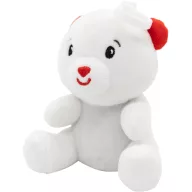   Tiere Polar White Bären 2 in 1 Spielzeug und Luftballongewicht, 11 cm