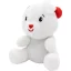 Tiere Polar White Bären 2 in 1 Spielzeug und Luftballongewicht, 11 cm