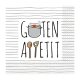 Lebensmittel Guten Appetit Serviette 16 Stück 33x33 cm