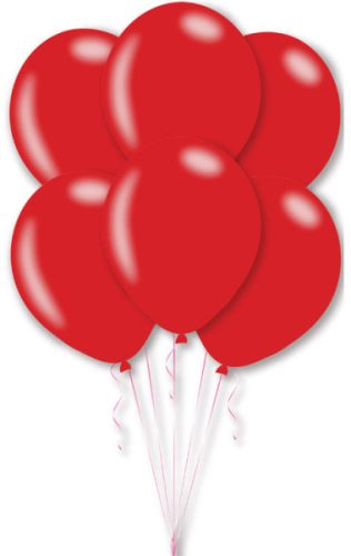 Rot Metallic Red Ballon, Luftballon 10 Stück 11 Zoll (27,5cm)