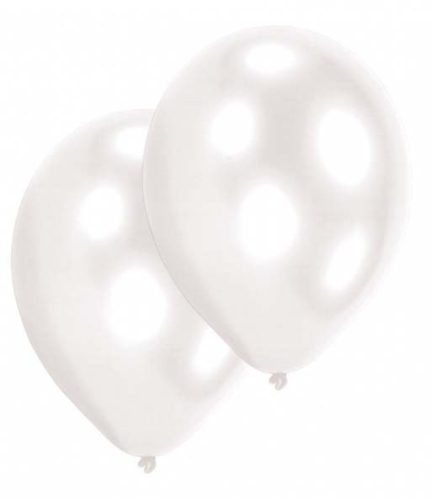 Weiß Pearl White Ballon, Luftballon 10 Stück 11 Zoll (27,5 cm)