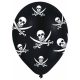 Pirat Jolly Roger Ballon, Luftballon 6 Stück 11 Zoll (27,5cm)