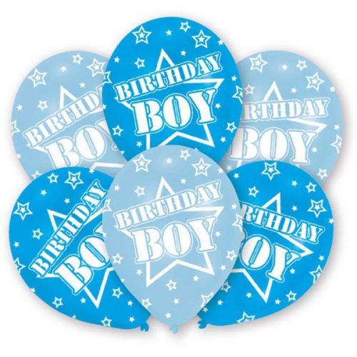 Happy Birthday Boy Luftballon 6 Stücke