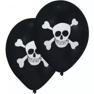 Pirat Skull Luftballon, 8-tlg. (10 Zoll / 25,4 cm)