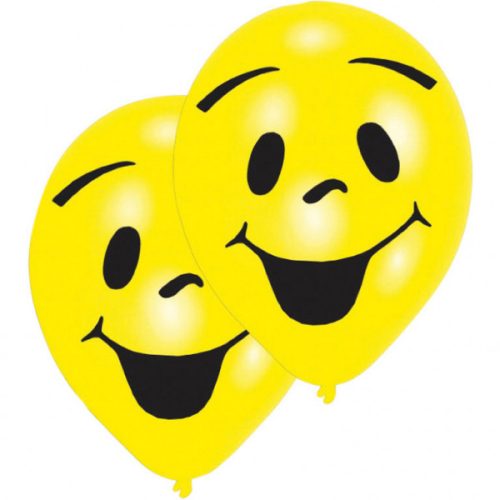 Emoji Smile Ballon, Luftballon 8 Stück 10 Zoll (25,4cm)