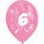 Geburtstag Ribbon Happy Birthday 6 Luftballons, 8-teiliges Set 10 Zoll (25,4cm)