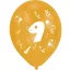 Geburtstag Ribbon Happy Birthday 9 Luftballons, 8-teiliges Luftballon-Set 10 Zoll (25,4 cm)