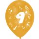 Happy Birthday 9 Ribbon Ballon, Luftballon 8 Stück 10 Zoll (25,4cm)