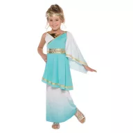 Prinzessin Blue Venus Göttin Kostüm 10-12 Jahre
